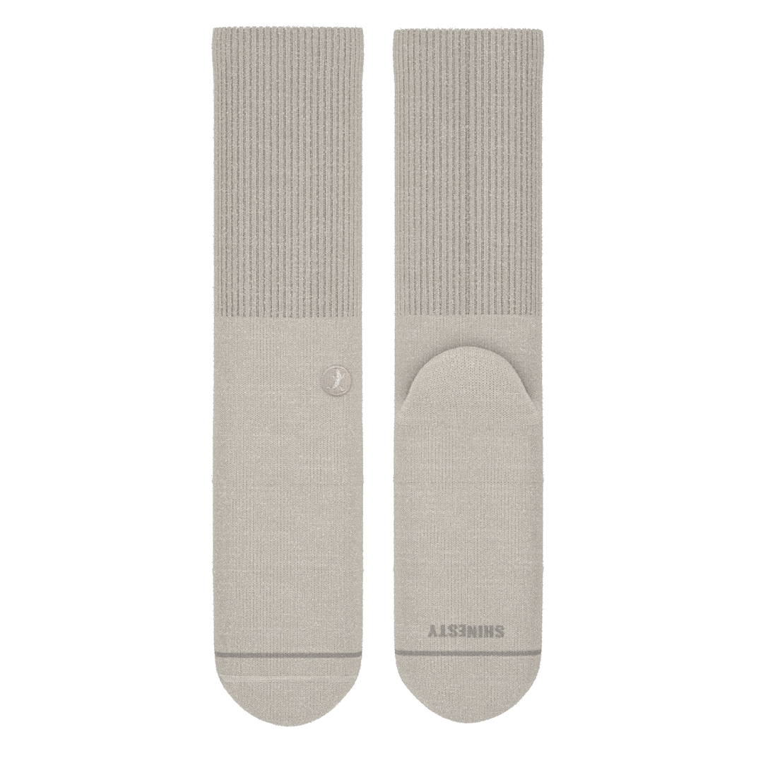 The Sandstorm | Plain Tan Heel Hammock™ Crew Socks