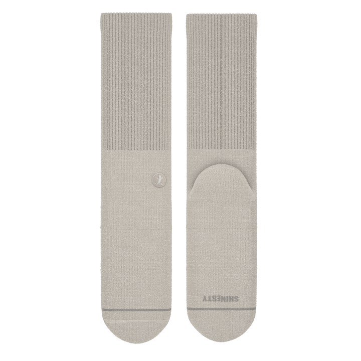 The Sandstorm | Plain Tan Heel Hammock™ Crew Socks