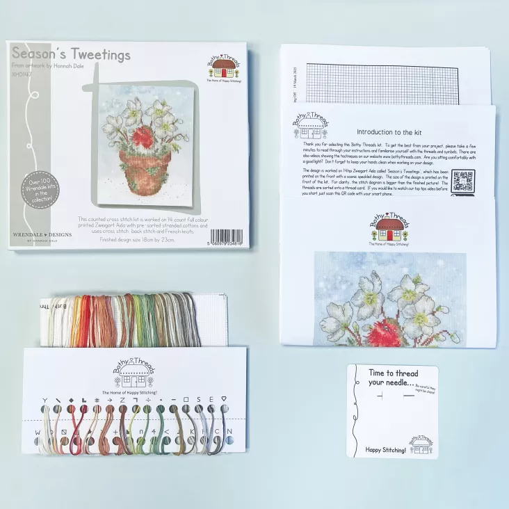 Season's Tweetings XHD147 Counted Cross Stitch Kit