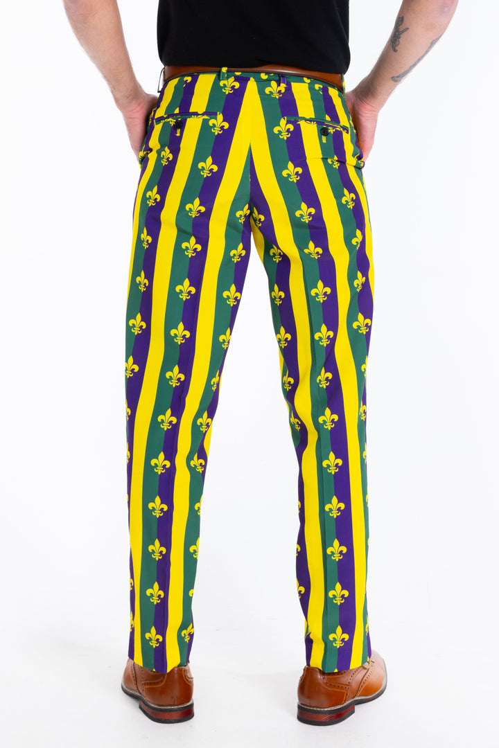 The Beignets For Breakfast | Mardi Gras Suit Pants