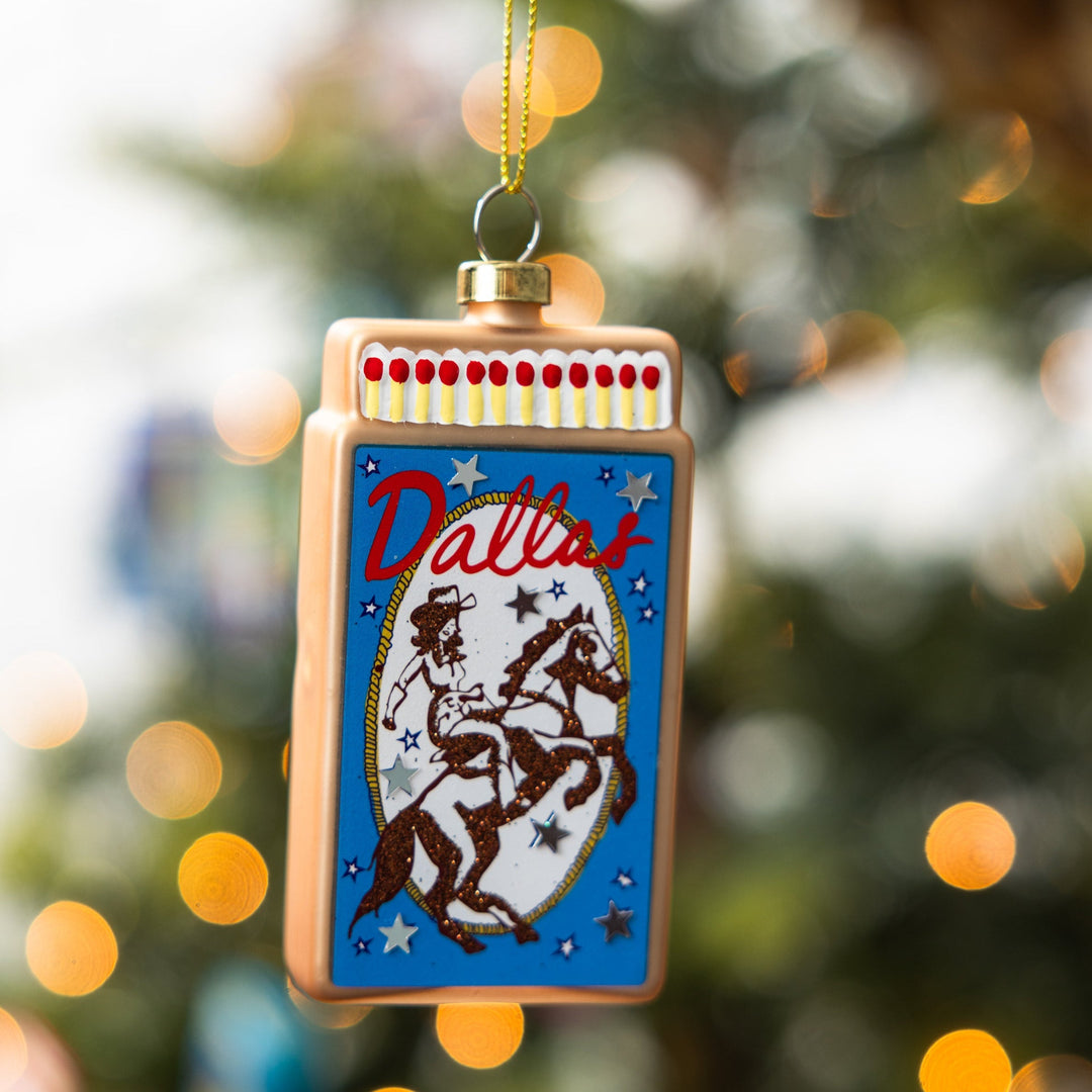 Matchbook Ornament - Dallas