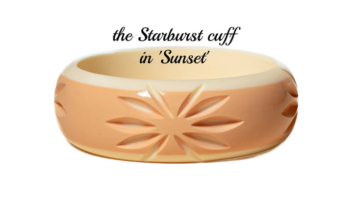 the Palm Springs Bangle Collection - the Starburst Cuff