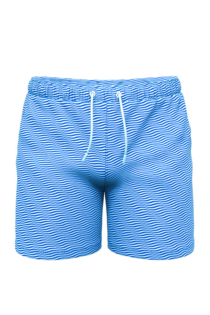 The Swim Lesson | Blue Wave Tropical Ball Hammock® Pouch 5" Swim Trunks