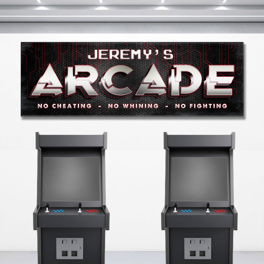 Arcade Family Sign