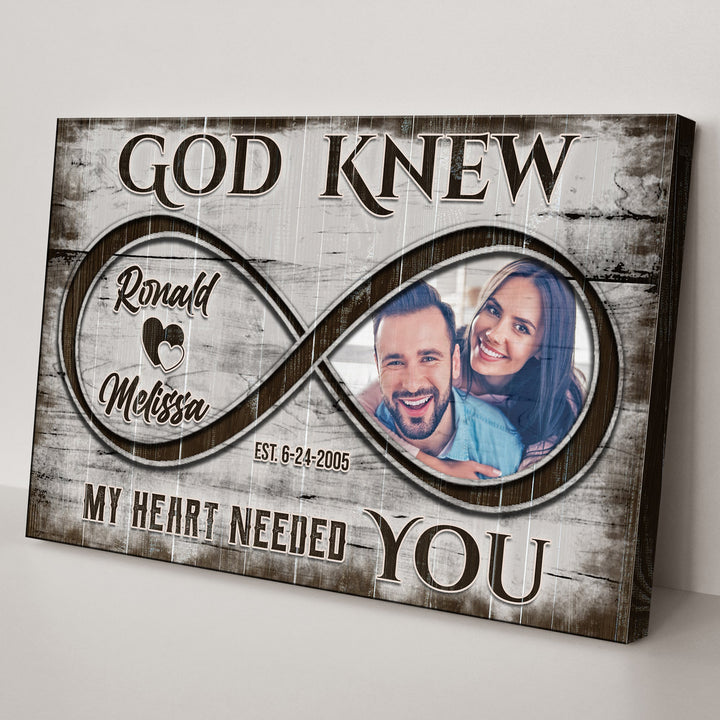 God Knew Couple Sign II