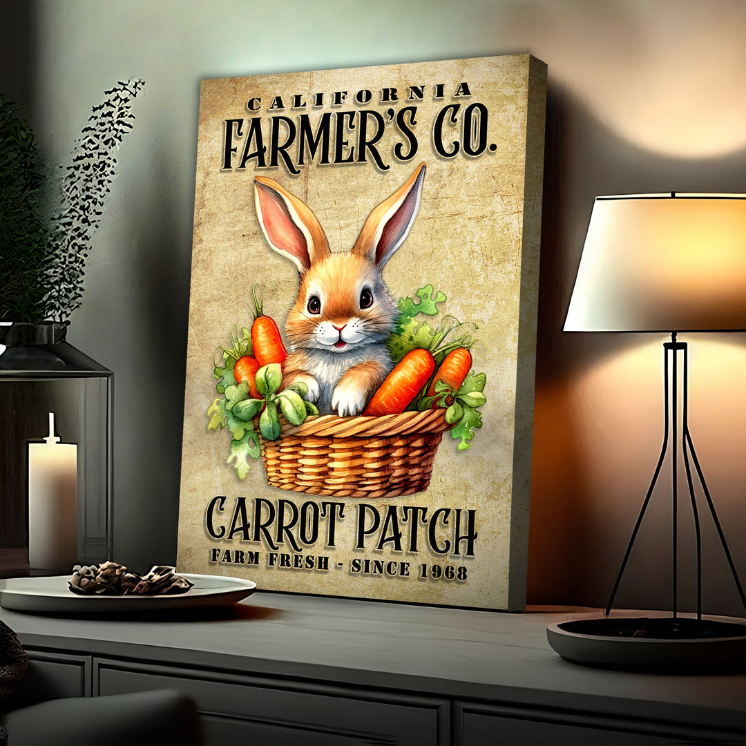 Farm Fresh Carrot Patch Sign