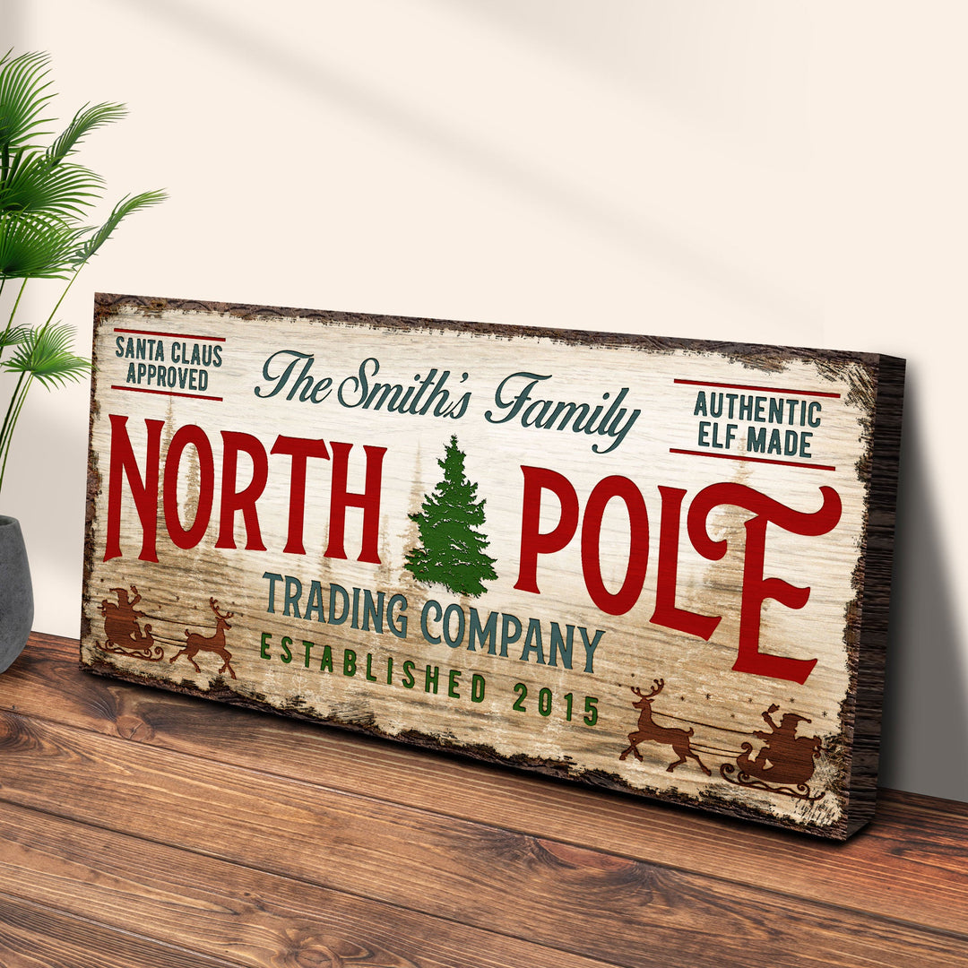 Christmas Trading Co Sign