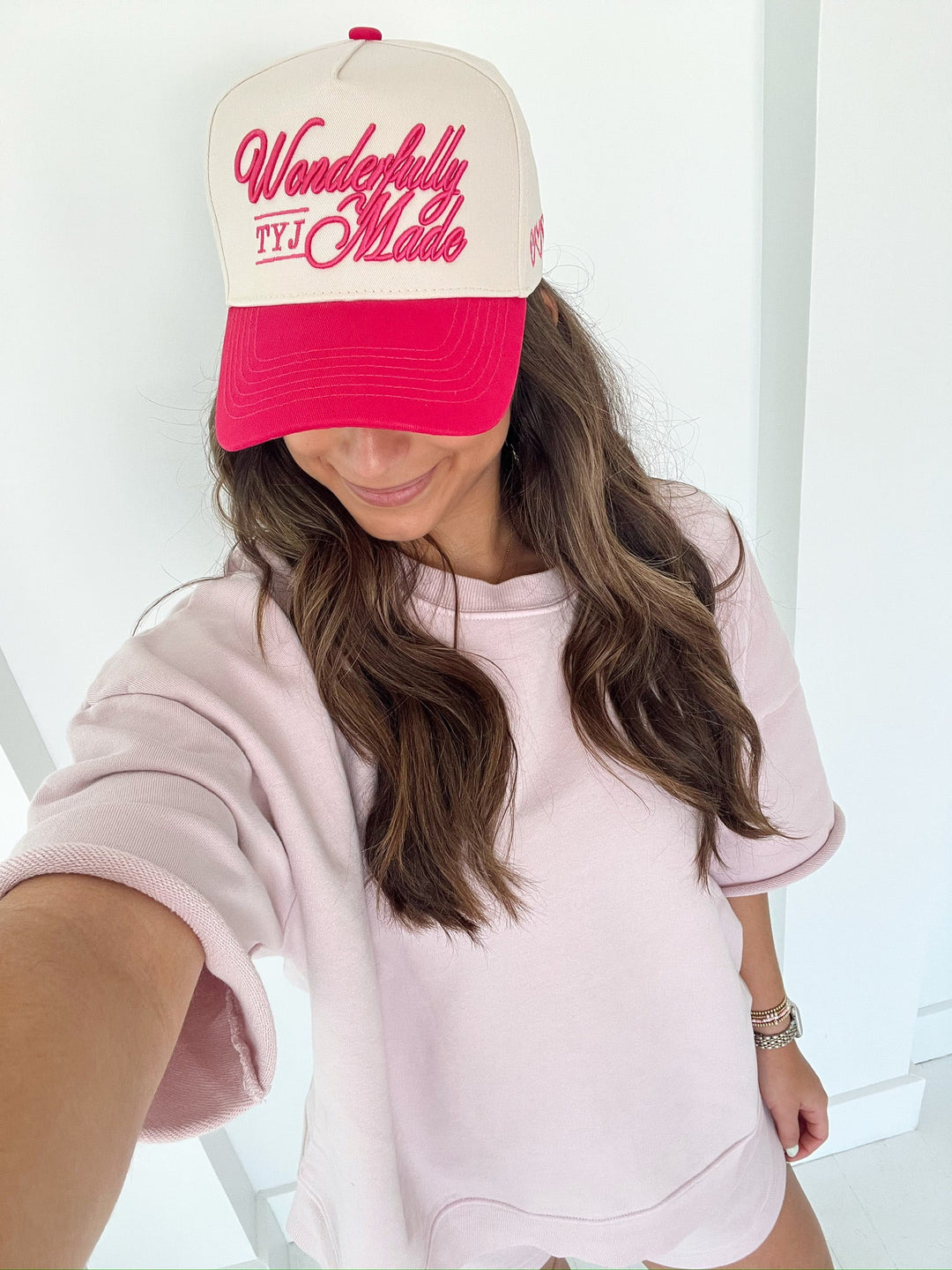 Wonderfully Made - Hot Pink Vintage Trucker Hat
