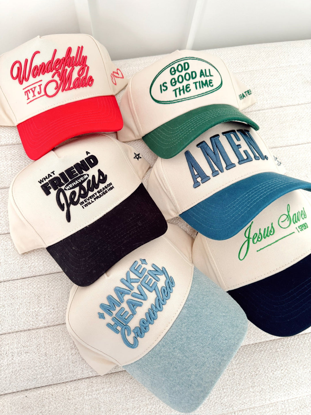 Wonderfully Made - Hot Pink Vintage Trucker Hat