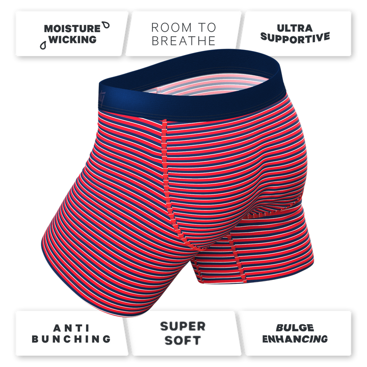 The US of A | USA Stripe Ball Hammock® Pouch Underwear With Fly