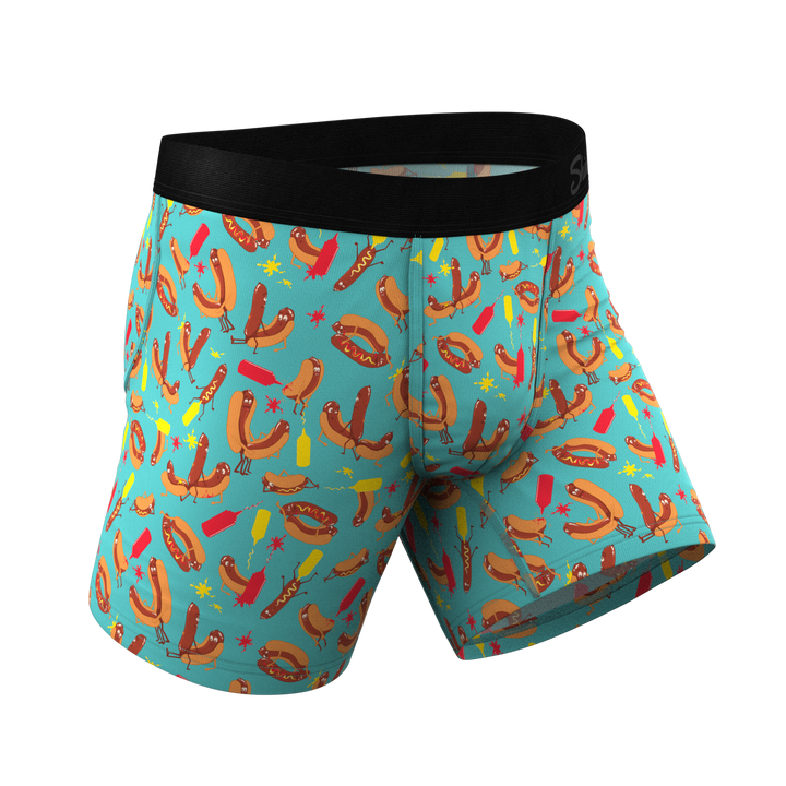 The Use a Condiment | Hot Dogs Ball Hammock® Pouch Underwear