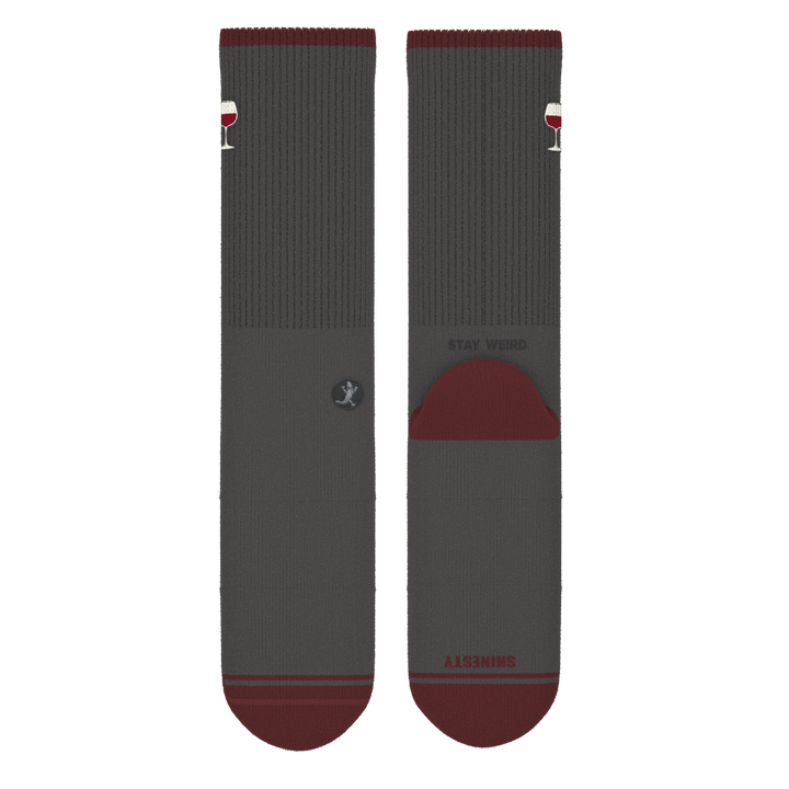 The Vino | Wine Heel Hammock™ Crew Socks
