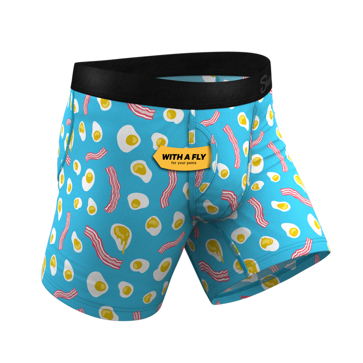 The Wakey Wakey | Eggs and Bacon Ball Hammock® Pouch Underwear With Fly