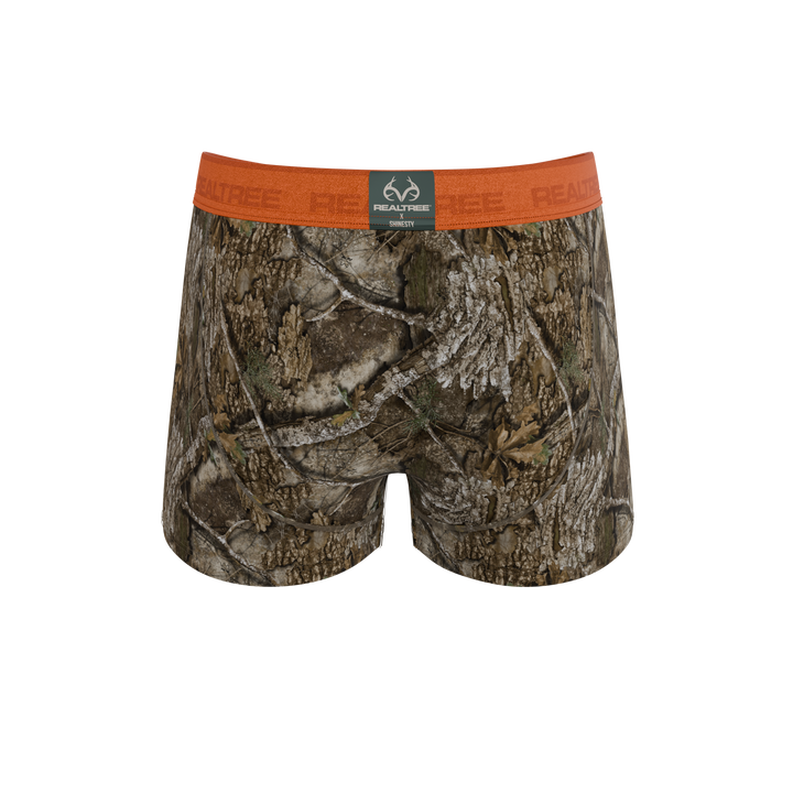 The Wild Game | Realtree x Shinesty Neon Orange Ball Hammock® Pouch Trunks Underwear