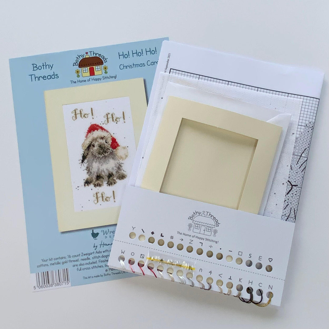Christmas Card - Ho! Ho! Ho! XMAS49 Counted Cross Stitch Kit