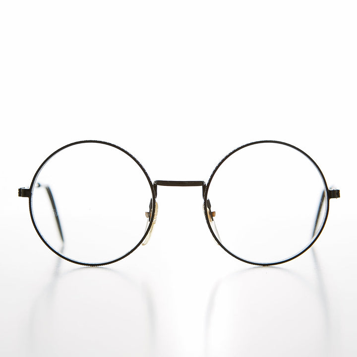 Small Round Frame with Clear Lens - Yale