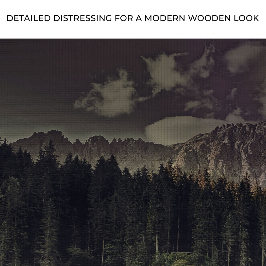 Full Moon Setting Canvas Wall Art