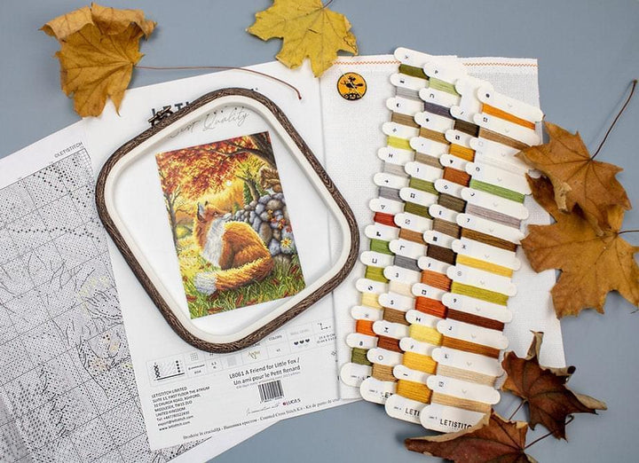 A Friend for Little Fox L8061 Counted Cross Stitch Kit