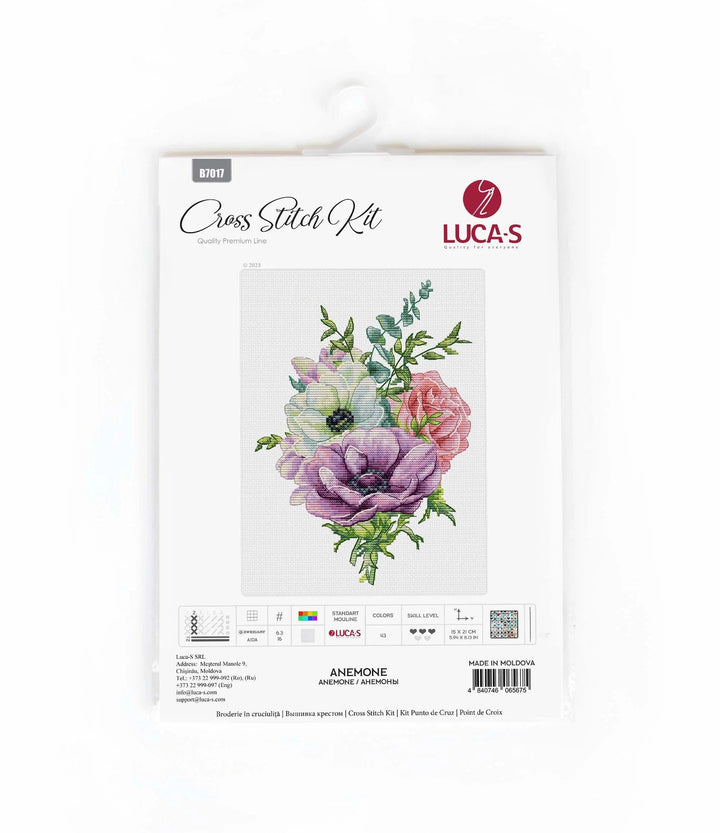 Anemone B7017L Counted Cross-Stitch Kit