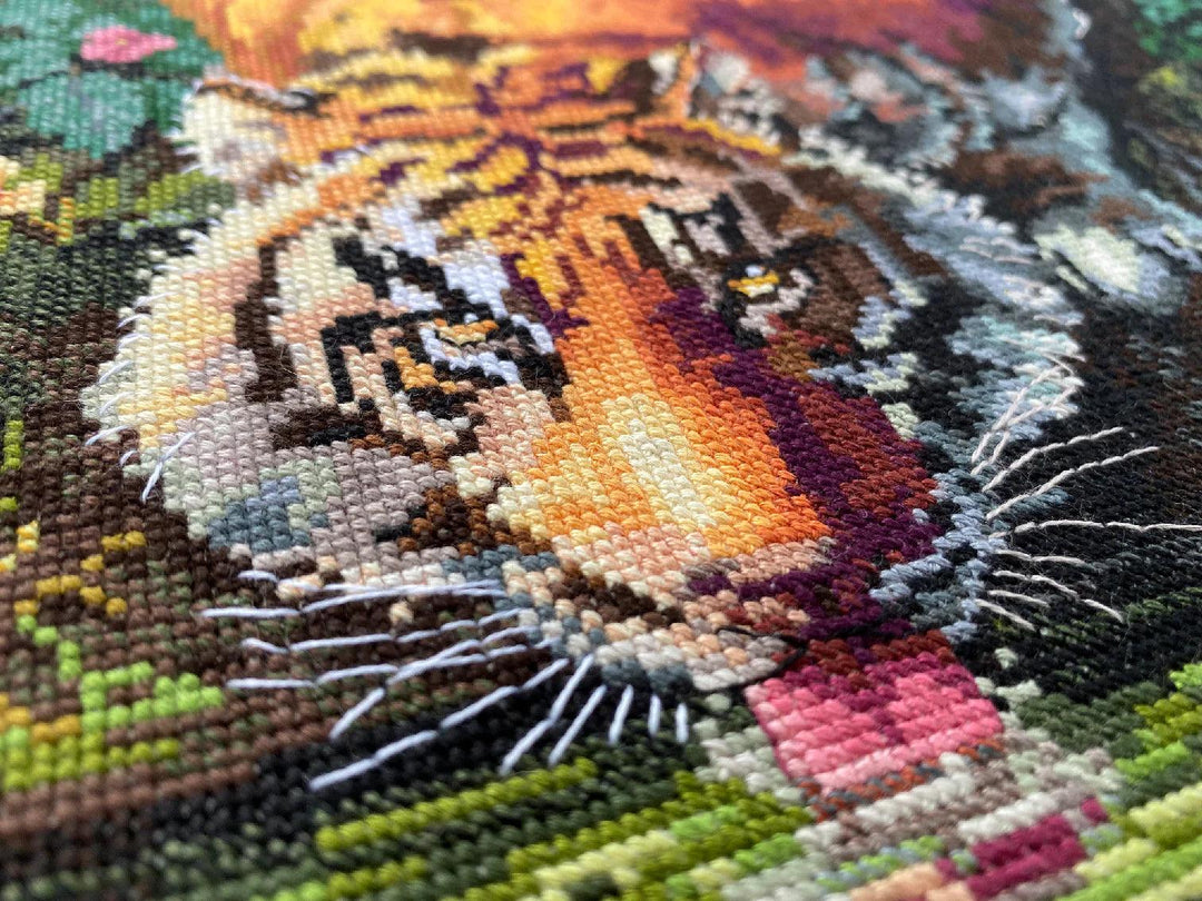 Aurora's Garden K-209 Counted Cross-Stitch Kit