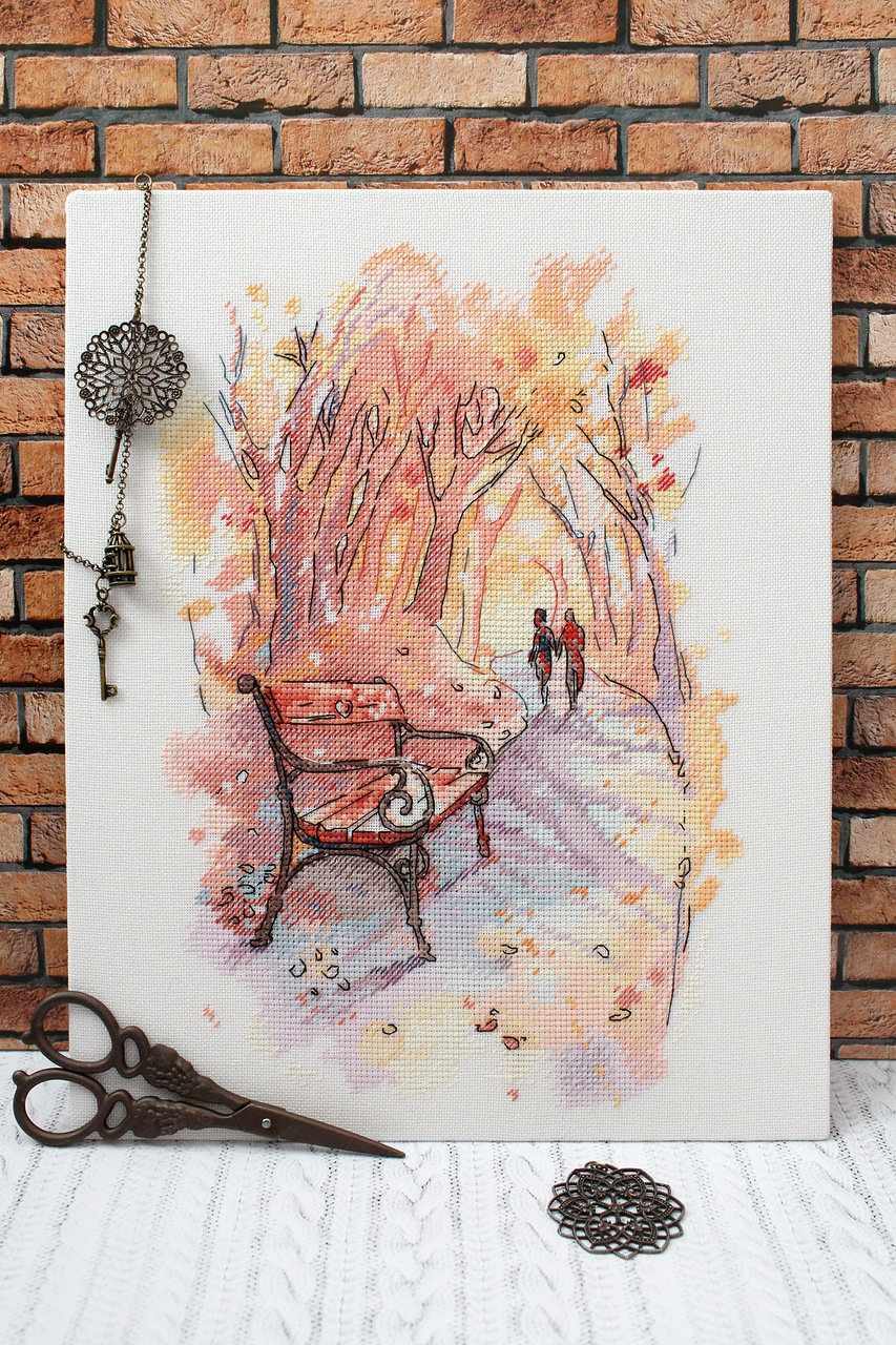 Autumn Promenade SA-003 Cross-stitch kit