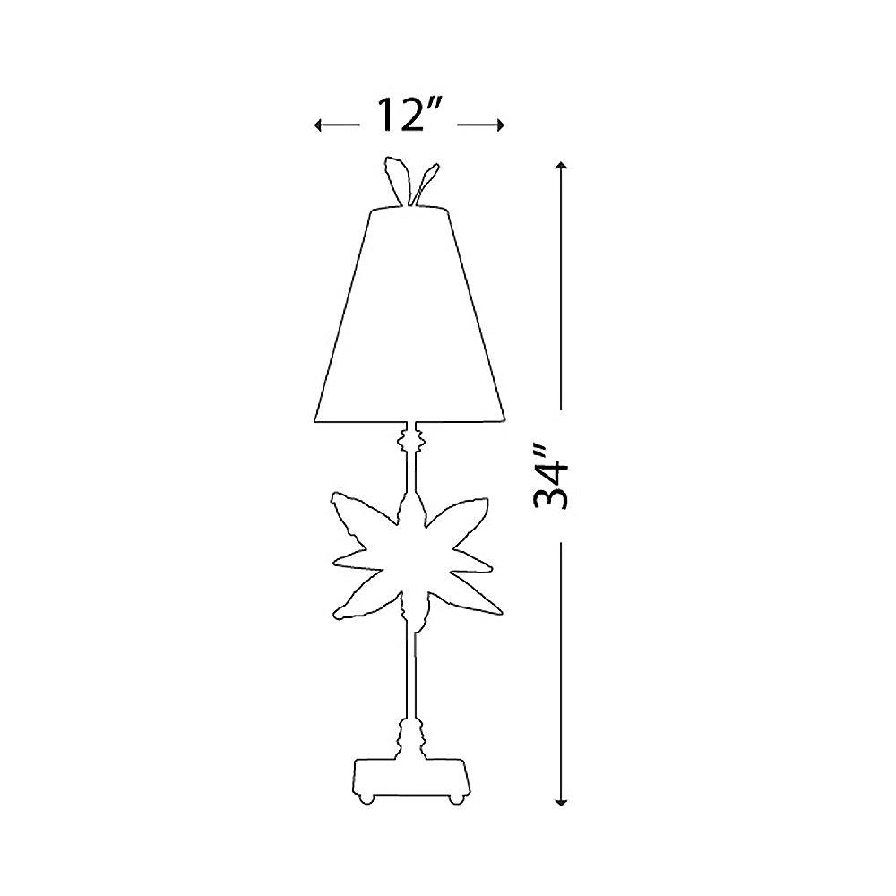 Azalea Gold Table Lamp By Flambeau Lighting - Quirks!