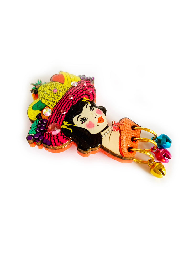 Miss Tutty Fruity Brooch by Rosie Rose Parker