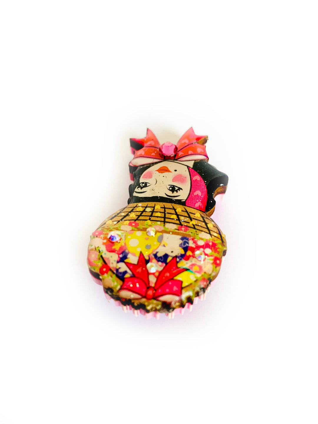 Harriet and her Easter Bonnet Brooch