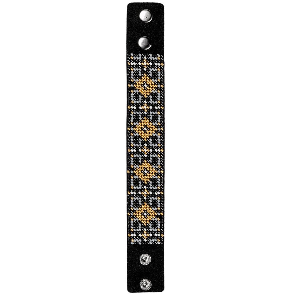 Bead embroidery kit on artificial leather FLBB-022