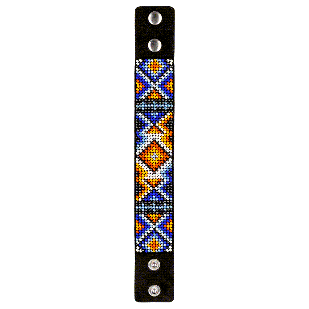 Bead embroidery kit on artificial leather FLBB-023