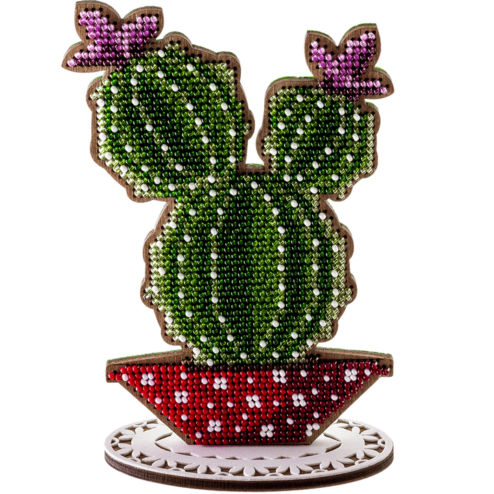 Bead embroidery kit on wood FLK-191