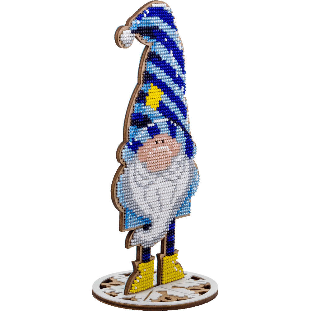 Bead embroidery kit on wood FLK-208