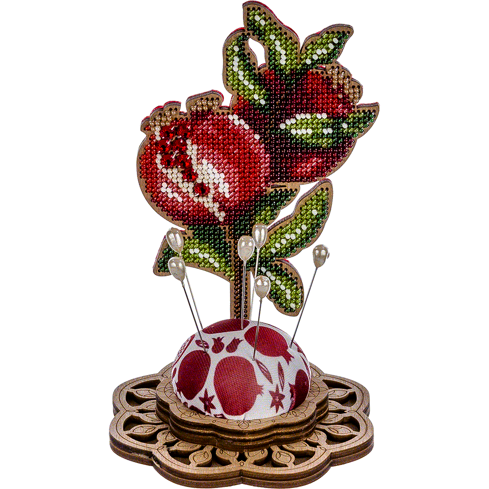 Bead embroidery kit on wood FLK-287