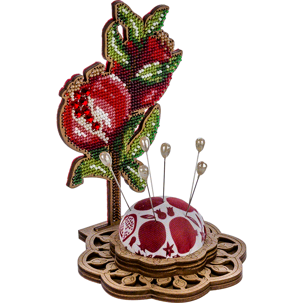 Bead embroidery kit on wood FLK-287