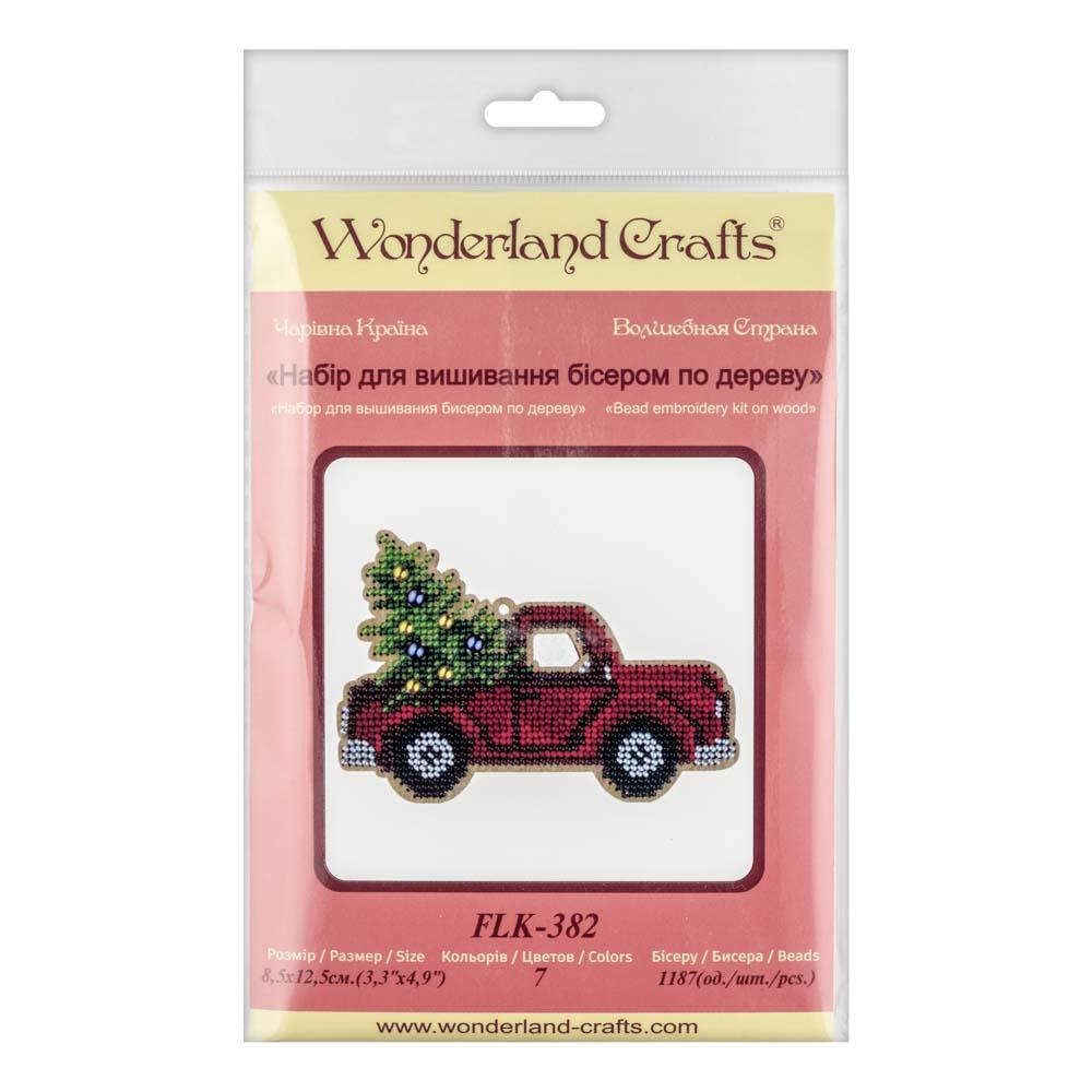 Bead embroidery kit on wood FLK-382