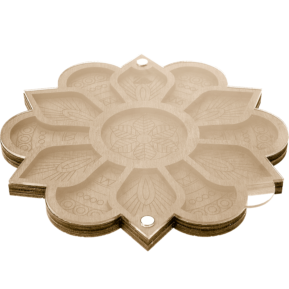 Bead organizer with transparent cover FLZB-030