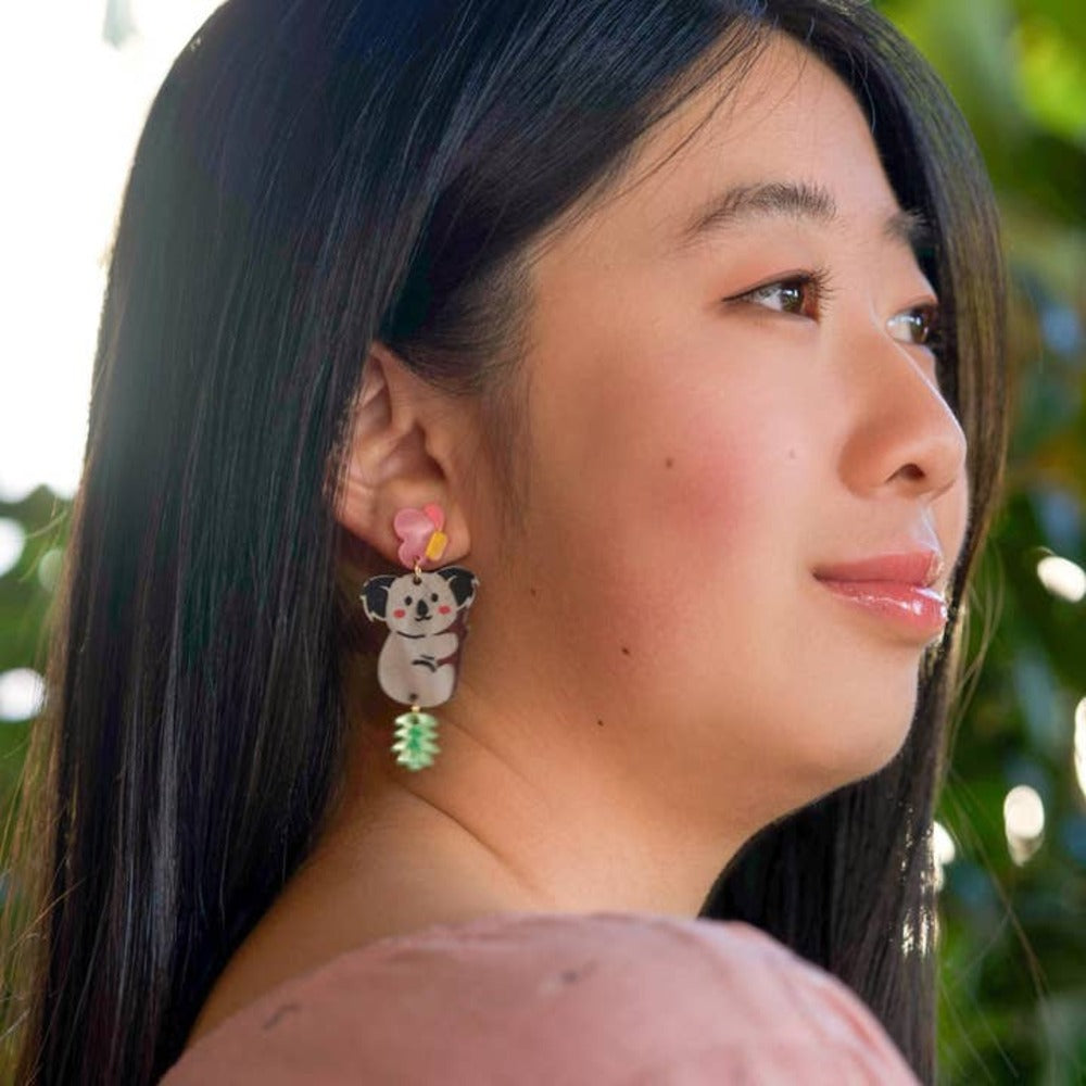 Bobby the Koala Earrings 1