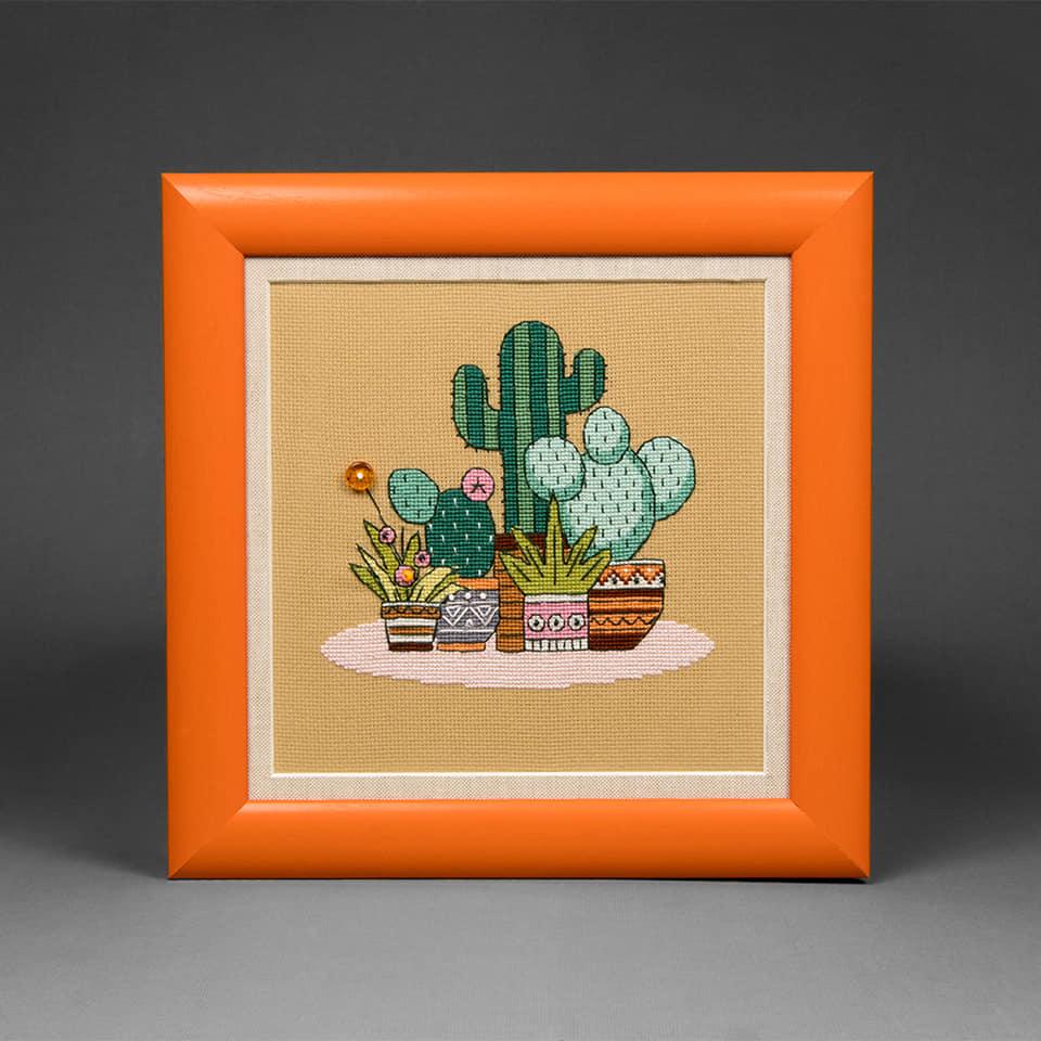 BT-215C Counted cross stitch kit Crystal Art Triptych "Bright Mexico"