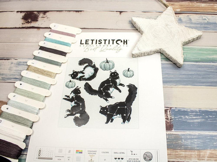 Cat Constellation L8817 Counted Cross Stitch Kit