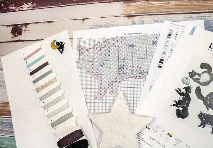 Cat Constellation L8817 Counted Cross Stitch Kit