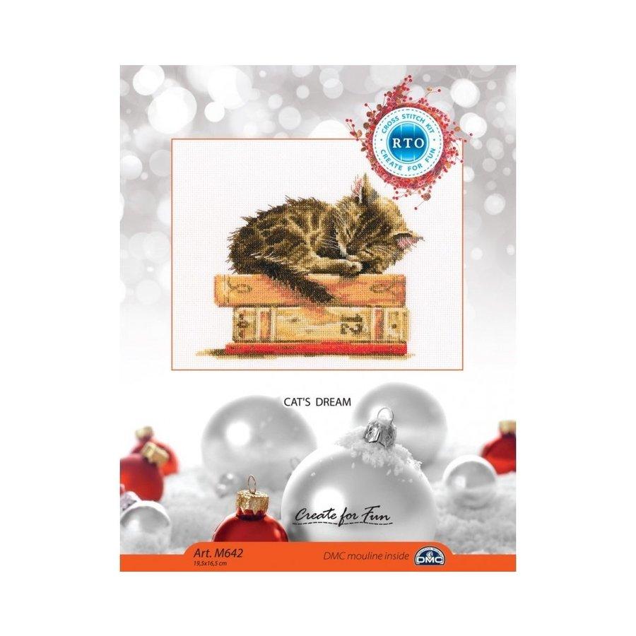 Cat's dream M642 Counted Cross Stitch Kit