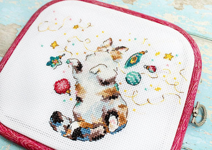Cat's Happiness L8812 Counted Cross Stitch Kit