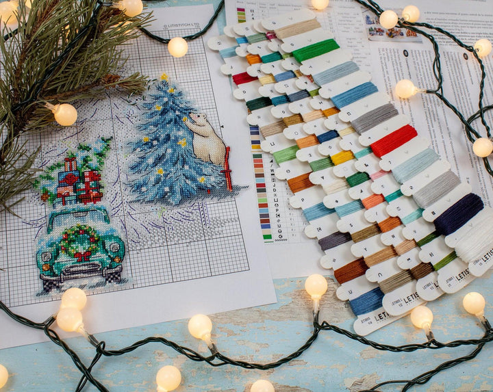 Christmas Ornaments Kit L8051 Counted Cross Stitch Kit