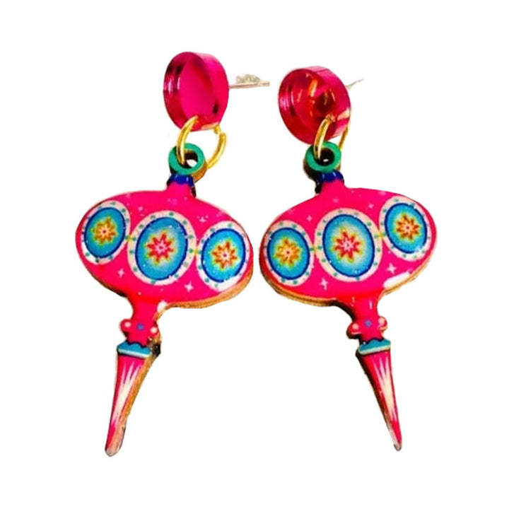 Retro Bauble Dangle Earrings by Rosie Rose Parker