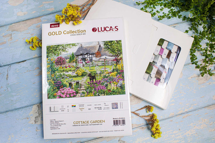 Cottage Garden B2412L Counted Cross-Stitch Kit