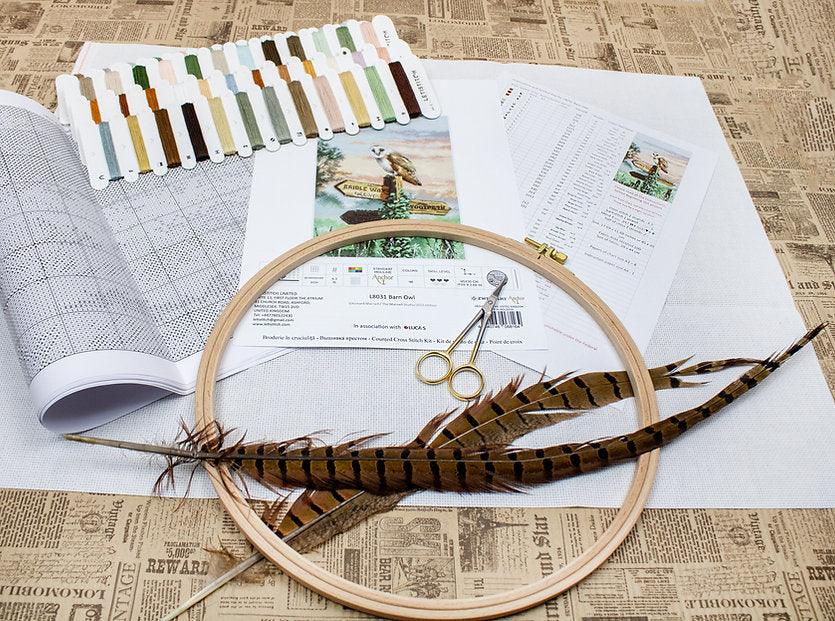 Counted Cross Stitch Kit Barn Owl L8031