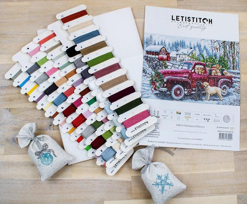 Counted Cross Stitch Kit Christmas delivery L8014