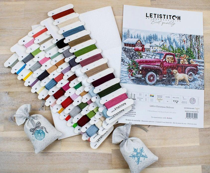 Counted Cross Stitch Kit Christmas delivery L8014