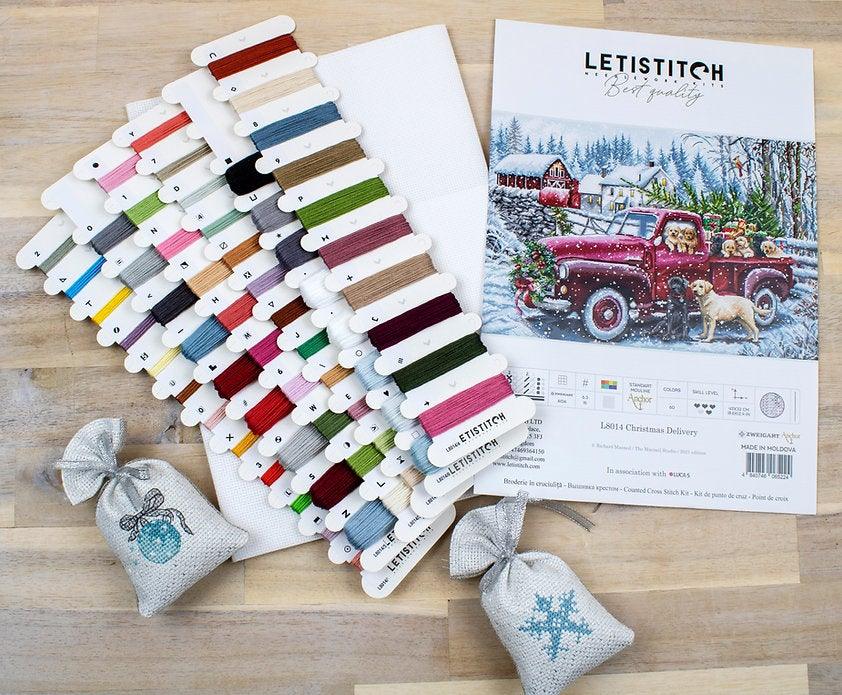 Counted Cross Stitch Kit Christmas delivery L8014