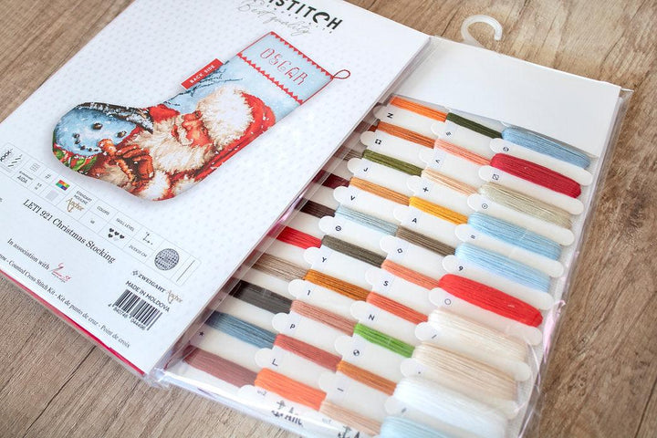 Counted Cross Stitch Kit Christmas Stocking Leti921